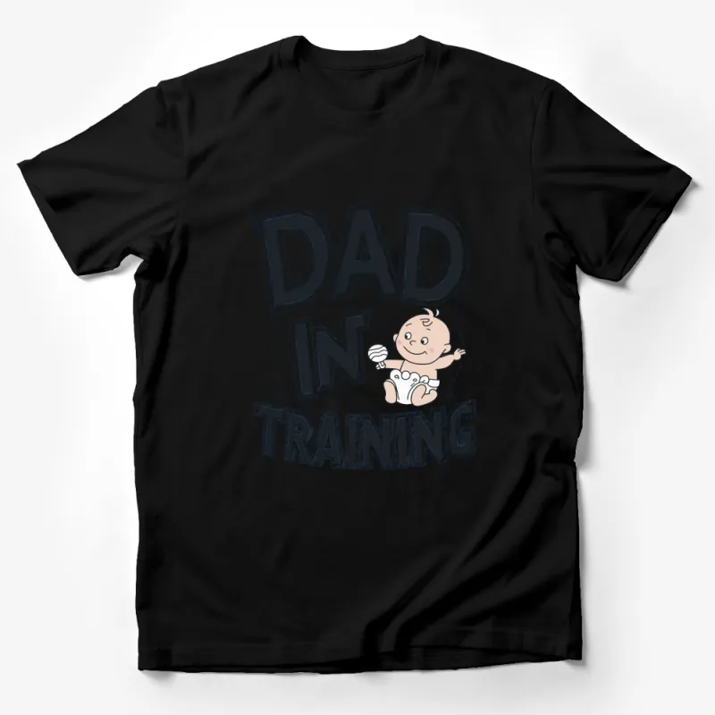 Dad In Training T-Shirt, New Dad Gift, Funny Father's Day Tee, Daddy To Be Shirt, Cute Baby Announcement Top Male T-Shirt