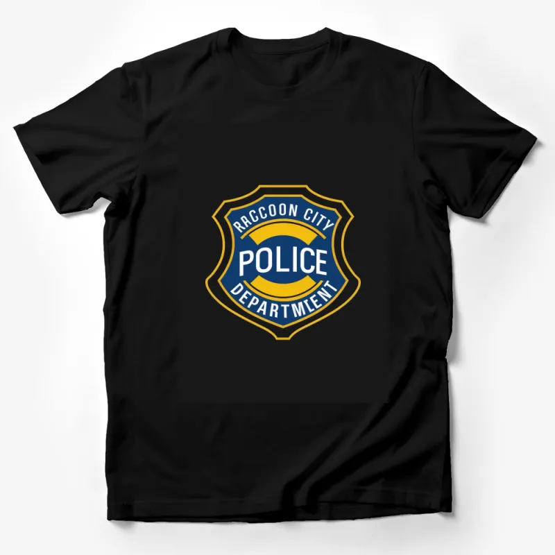 Raccoon City Police Department Logo T-Shirt, Video Game Inspired Police Badge Design, Unisex Tee Male T-Shirt