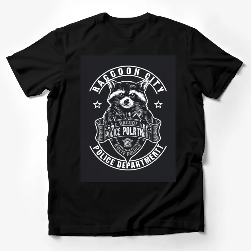 Raccoon City Police Department T-Shirt, Vintage Style Graphic Tee, Unisex Clothing Male T-Shirt