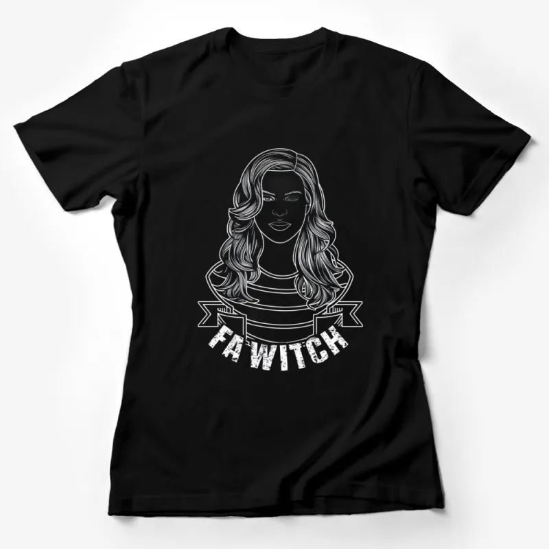 Feminist Witch Graphic T-Shirt, Bold Feminine Power Statement Tee, Casual Women's Fashion Top, Empowering Gift Female T-Shirt