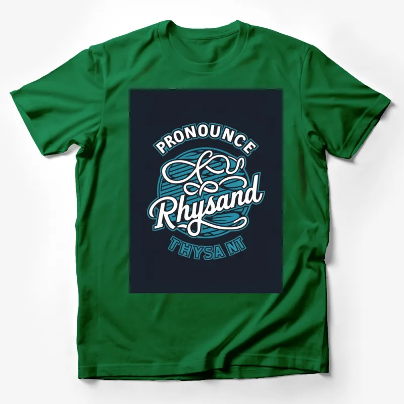 Pronounce Seynt Rhysand T-Shirt, Graphic Tee, Trendy Fantasy Quote Shirt, Book Lover Gift, Unique Typography Design Male T-Shirt