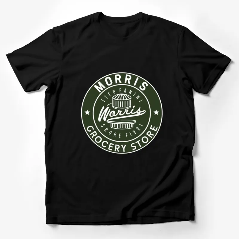 Vintage Morris Grocery Store Logo T-Shirt, Classic Old-Fashioned Store Tee, Unisex Graphic Shirt, Gift Idea Male T-Shirt