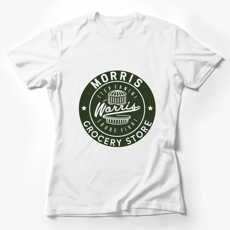 Vintage Morris Grocery Store Logo T-Shirt, Classic Old-Fashioned Store Tee, Unisex Graphic Shirt, Gift Idea Female T-Shirt