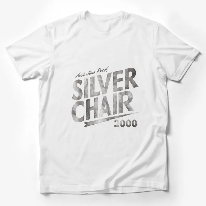 Vintage Silver Chair 2000 Australian Rock Band T-Shirt, Collector's Concert Tee, Retro Music Fan Gift Male T-Shirt