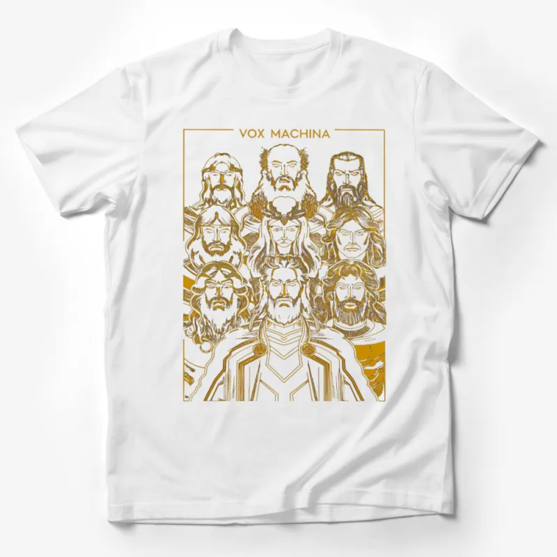 Vox Machina T-Shirt, Fantasy RPG Character Art, Unique DandD Inspired Graphic Tee Male T-Shirt