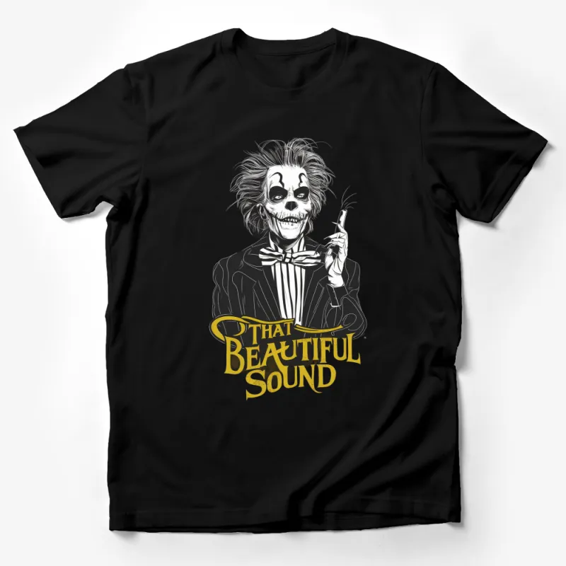 Beetlejuice Inspired Graphic T-Shirt, That Beautiful Sound, Halloween Fashion, Goth Style Tee Male T-Shirt