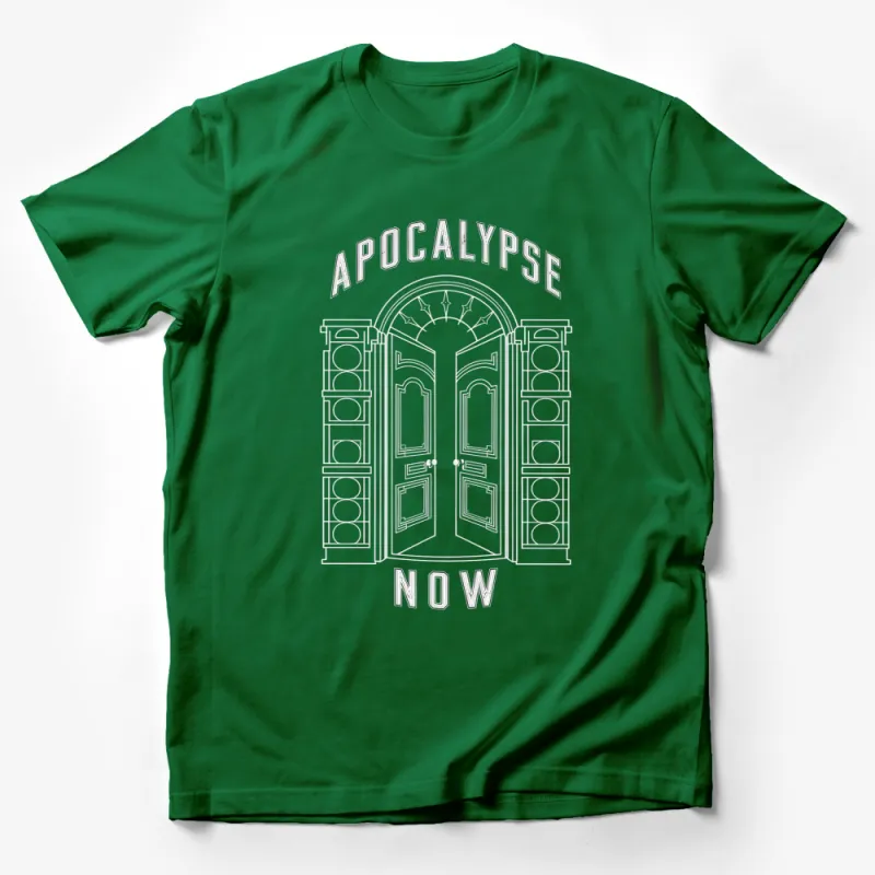 Apocalypse Now Graphic T-Shirt, Vintage Movie Door Design, Classic Film Tee Male T-Shirt