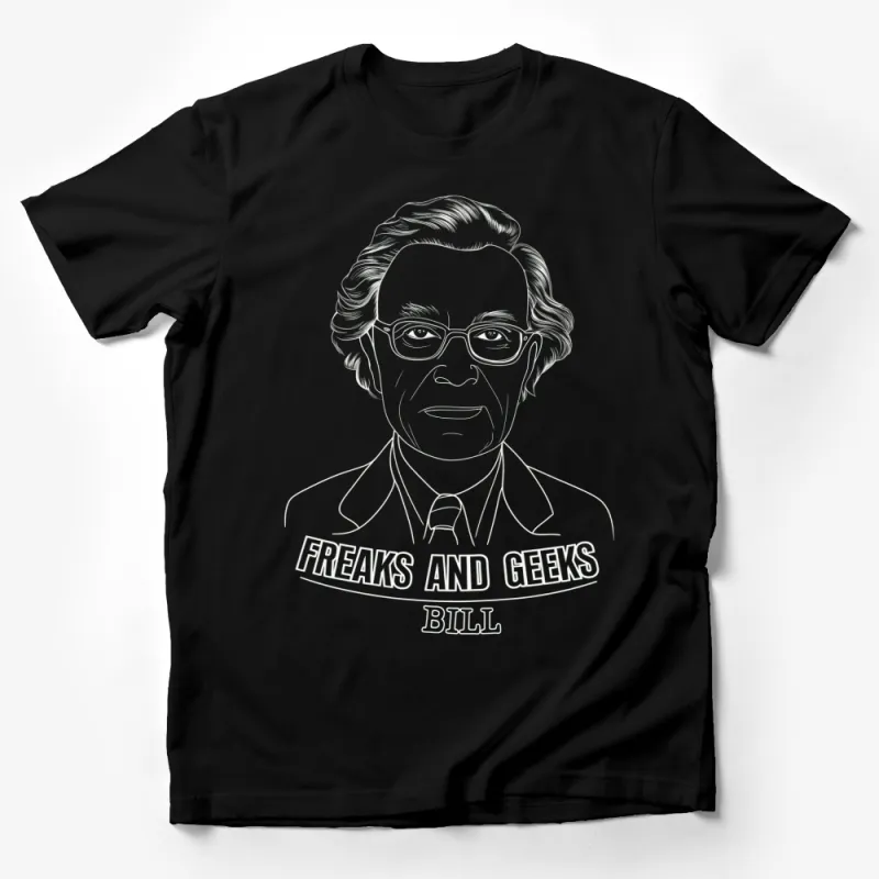 Bill Line Art T-Shirt, Freaks and Geeks Fan Merch, Unisex Graphic Tee, Cool Vintage Style Shirt Male T-Shirt