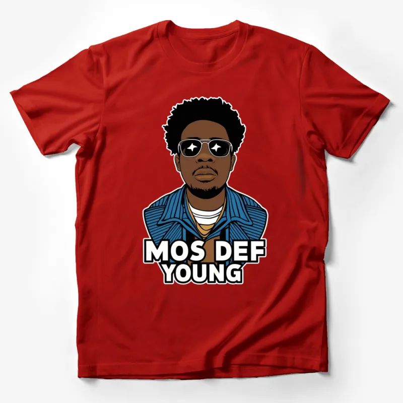 Hip Hop Icon Graphic T-Shirt, Vintage Style Rap Tee, Mos Def Young, Retro Music Fan Apparel Male T-Shirt