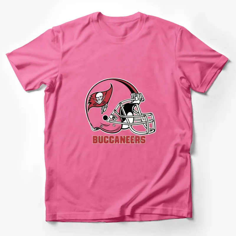 Buccaneers Football Helmet Graphic T-Shirt, Casual Sports Tee, Unisex Apparel Male T-Shirt