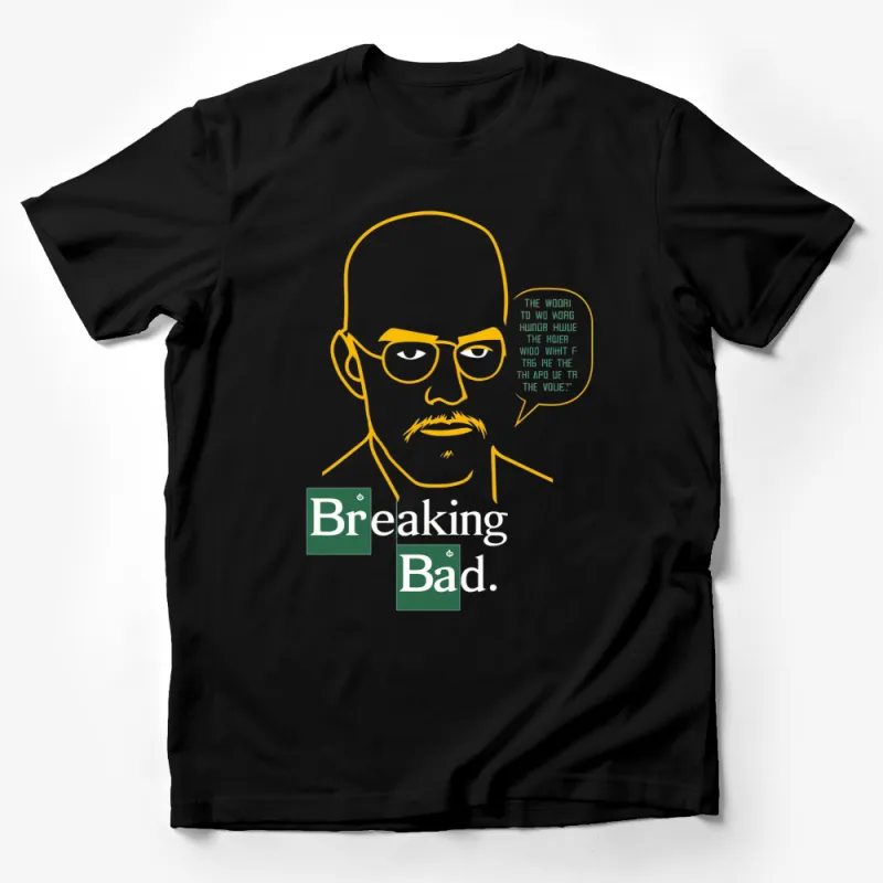 Breaking Bad Inspired T-Shirt, Walter White Quote, Unique Fan Art, TV Show Apparel Male T-Shirt