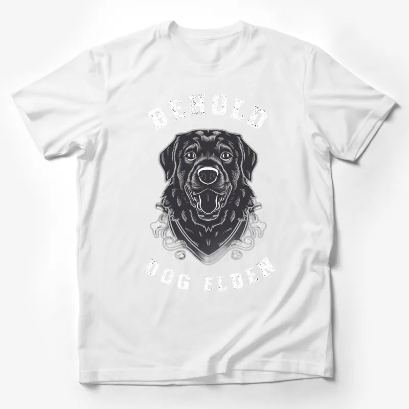 Black Labrador Retriever T-Shirt, Dog Lover Gift, Pet Owner Tee, Animal Graphic Shirt Male T-Shirt