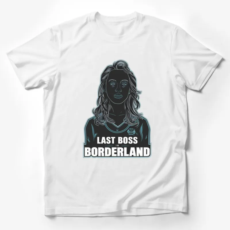 Last Boss in Borderland Graphic T-Shirt, Cool Female Character Tee, Stylish Fantasy Shirt Male T-Shirt