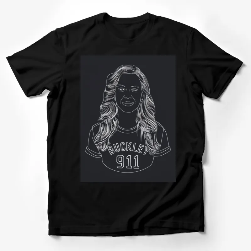 Women's Line Art T-Shirt, Unique Graphic Portrait Tee, Custom Face Outline Shirt, Modern Artistic Apparel Male T-Shirt