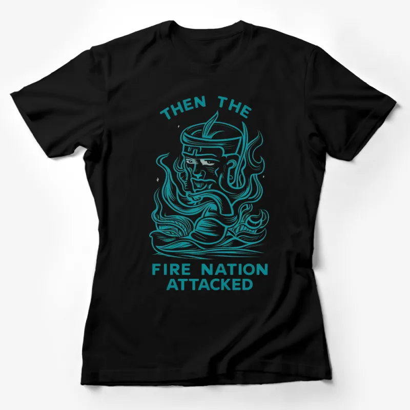 Vintage Fire Nation Attacked Graphic T-Shirt, Retro Avatar Tee, Unisex Adult and Youth Sizes Female T-Shirt