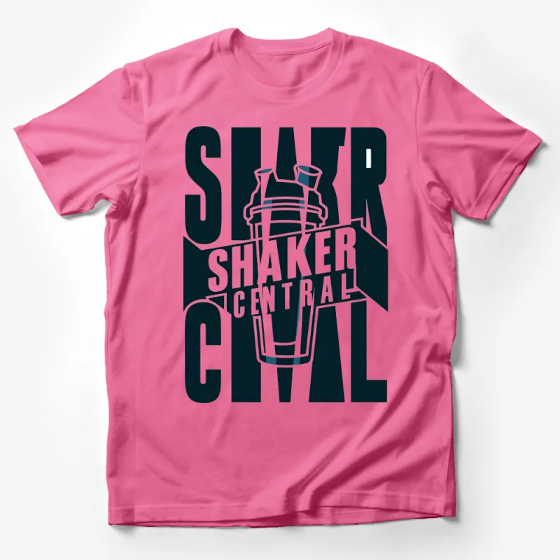 Salt Shaker Central Graphic T-Shirt, Bold Typography Design, Stylish Casual Wear, Unisex Top Male T-Shirt