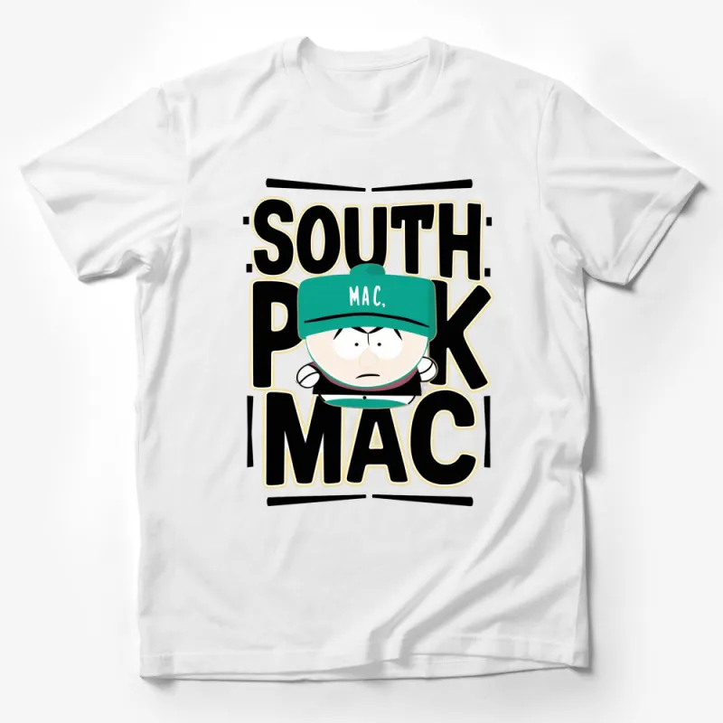 South Park Inspired Mac Cartoon Character Graphic T-Shirt, Fan Art, Casual Wear, Unisex Tee Male T-Shirt