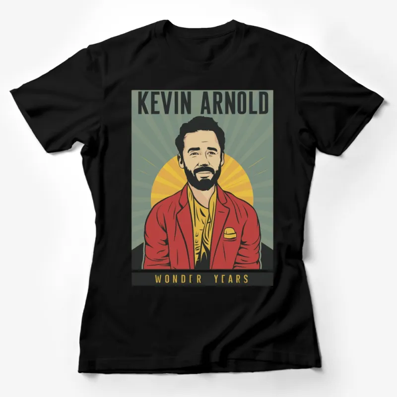 Vintage Kevin Arnold Wonder Years Inspired Graphic T-Shirt, Retro Style TV Show Tee, Unisex Female T-Shirt