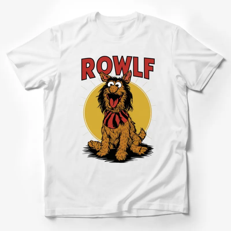 Rowlf Muppet Character T-Shirt, Funny Cartoon Dog Tee, Vintage Style Graphic Shirt, Gift for Muppet Fans Male T-Shirt