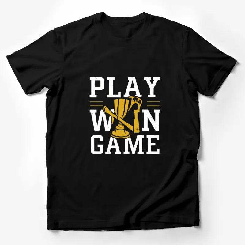 Play Win Game Trophy Graphic T-Shirt, Sports Victory Tee, Gamer Shirt, Unisex T-Shirt Male T-Shirt