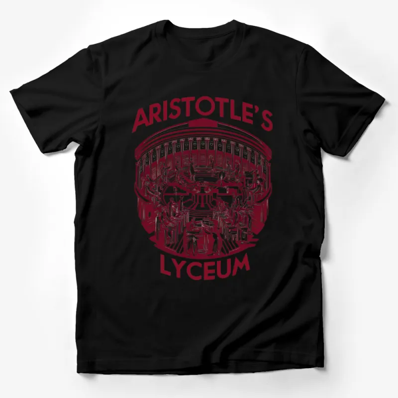 Aristotle's Lyceum Vintage Style T-Shirt, Greek Philosophy, Classic Art, Historical Tee, Unisex Male T-Shirt