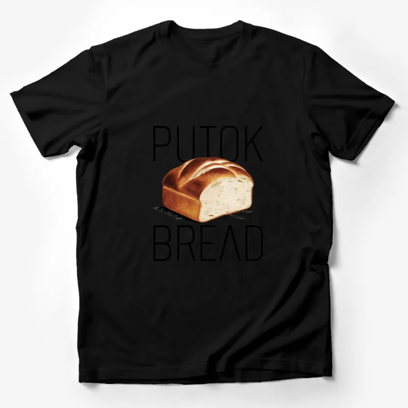 Putok Bread T-Shirt, Fresh Bread Graphic Tee, Comfortable All-Day Food Lover Shirt, Unique Baker Gift Male T-Shirt