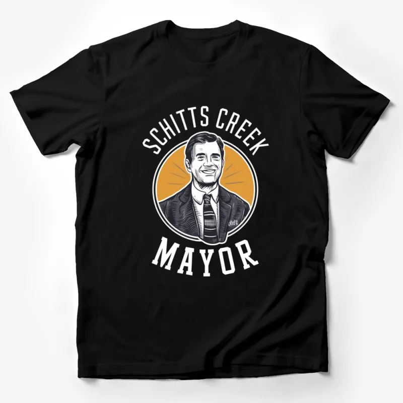 Schitt's Creek Mayor Roland Schitt Graphic T-Shirt, Vintage Style TV Show Apparel Male T-Shirt