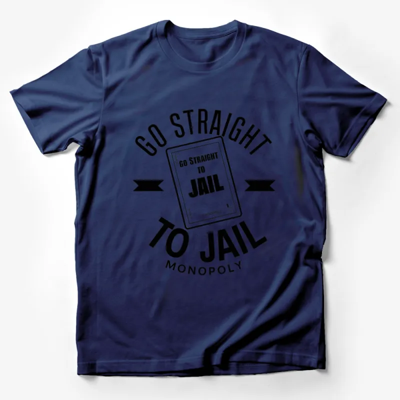 Monopoly Go Straight to Jail Graphic T-Shirt, Classic Board Game Tee, Unisex Casual Shirt Male T-Shirt