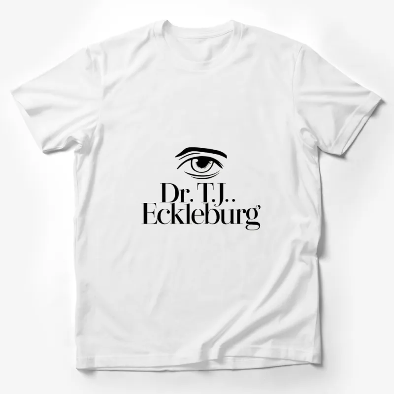 Dr. T.J. Eckleburg Eye T-Shirt, Vintage Literary Graphic Tee, Classic Book Lover Gift, Unisex Cotton Shirt Male T-Shirt