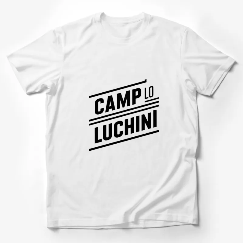 Vintage Camp Lo Luchini Logo T-Shirt, Classic Hip-Hop Tee, Retro Music Fan Apparel Male T-Shirt