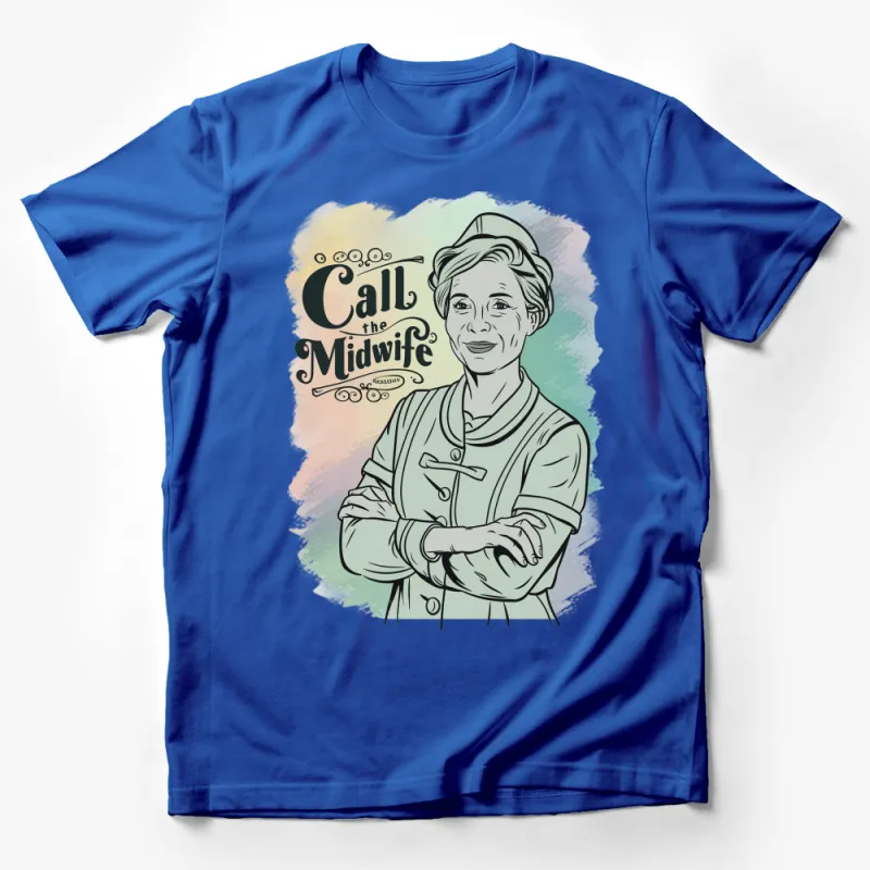 Call the Midwife Inspired Vintage Style Nurse Graphic T-Shirt, Unique Nurse Appreciation Tee Male T-Shirt