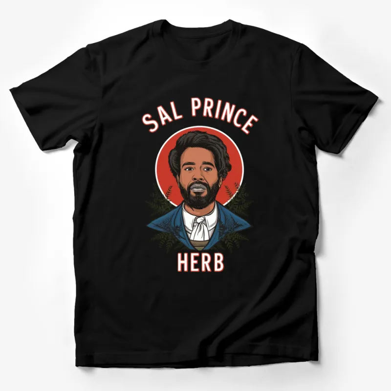 Sal Prince Herb Vintage Style Portrait T-Shirt, Hipster Graphic Tee, Men's Fashion Top, Unique Gift Idea Male T-Shirt