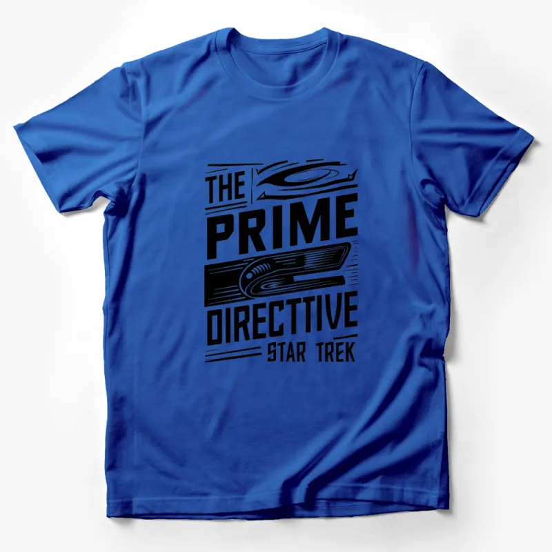 Star Trek Inspired T-Shirt - The Prime Directive Graphic Tee for Trekkies - Cool Sci-Fi Unisex Apparel Male T-Shirt