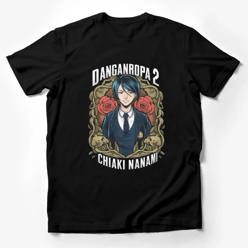 Danganronpa 2 Chiaki Nanami Graphic T-Shirt, Anime Character Print, Stylish Unisex Tee Male T-Shirt