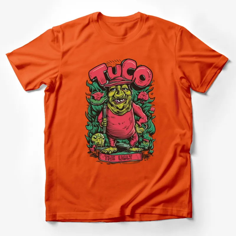 Unique Tuco The Ugly Monster T-Shirt, Colorful Graphic Tee, Men's and Women's Sizes Available Male T-Shirt