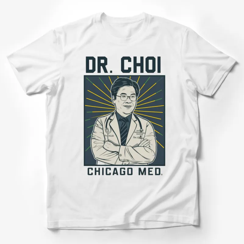 Dr. Choi Chicago Med Inspired T-Shirt, Medical Drama Series Fan, TV Show Graphic Tee, Unique Doctor Gift Male T-Shirt