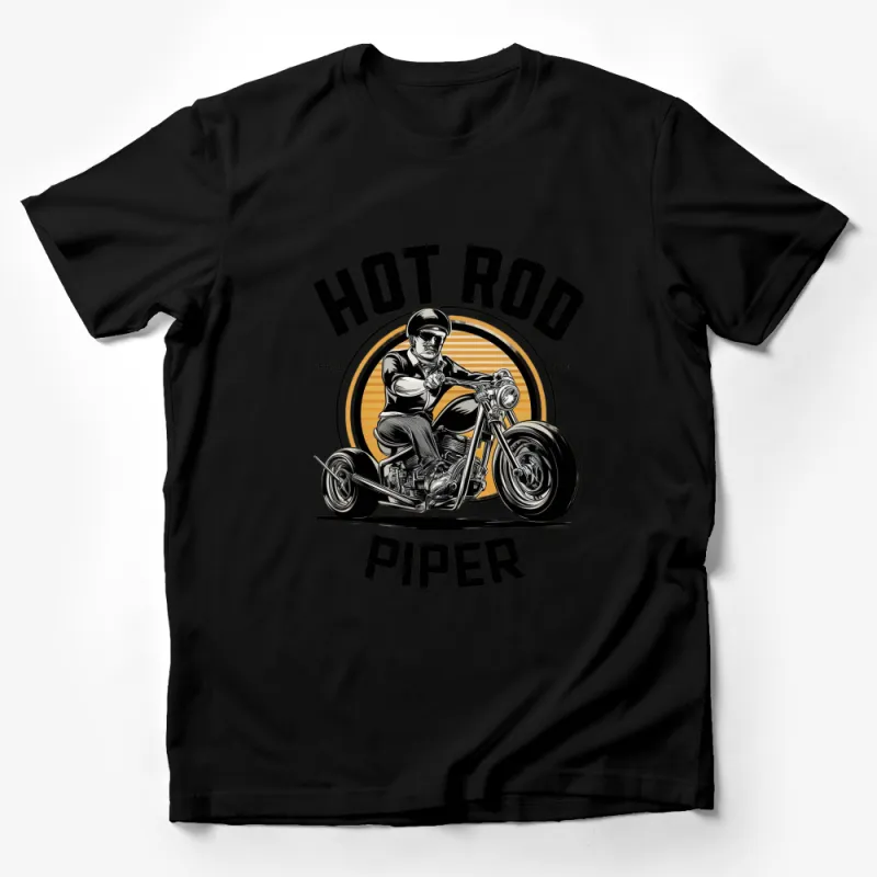 Hot Rod Piper Vintage Motorcycle T-Shirt, Classic Biker Tee, Retro Rider Apparel, Unique Gift for Bike Lovers Male T-Shirt