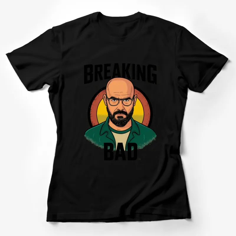 Breaking Bad Inspired T-Shirt, Iconic TV Show Graphic Tee, Vintage Style Fan Apparel Female T-Shirt