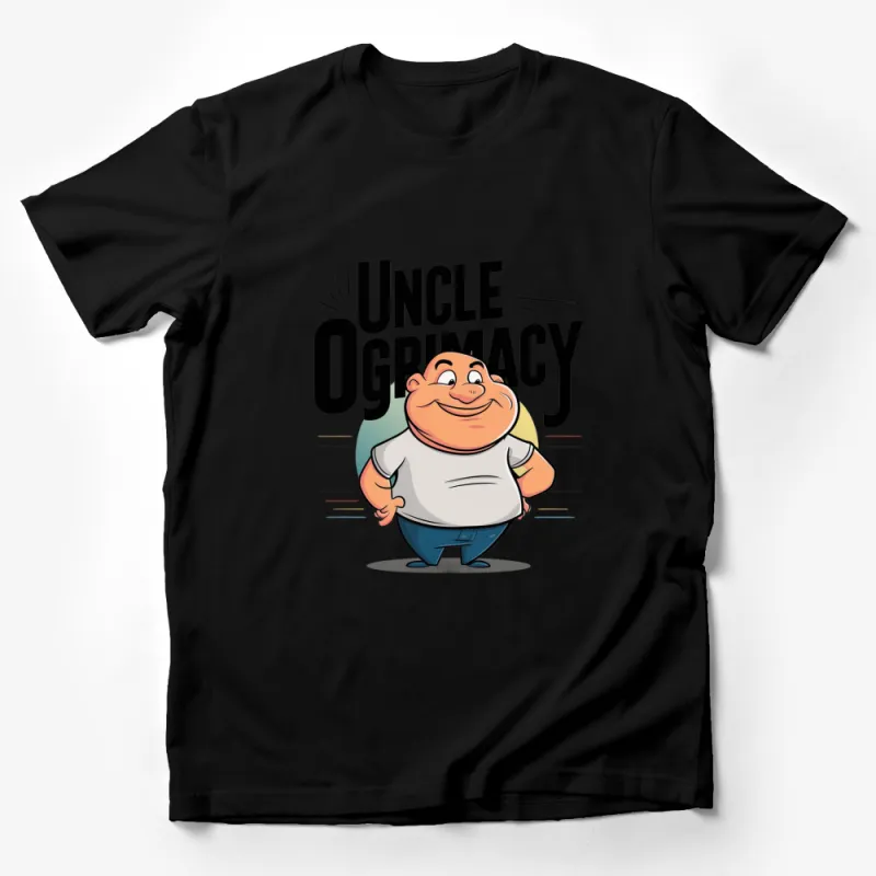 Uncle Ogrumacy Cartoon T-Shirt, Fun Family Gift, Humorous Graphic Tee, Unique Character Shirt Male T-Shirt