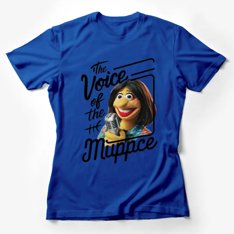 Vintage Muppet Style Graphic Tee, The Voice of the Muppets T-Shirt, Classic Puppet Design, Unisex Female T-Shirt