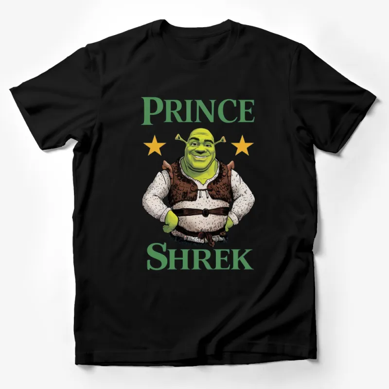 Funny Shrek T-Shirt, Unique Ogre Graphic Tee, Green Shrek Movie Fan Shirt, Gift for Animation Lovers Male T-Shirt