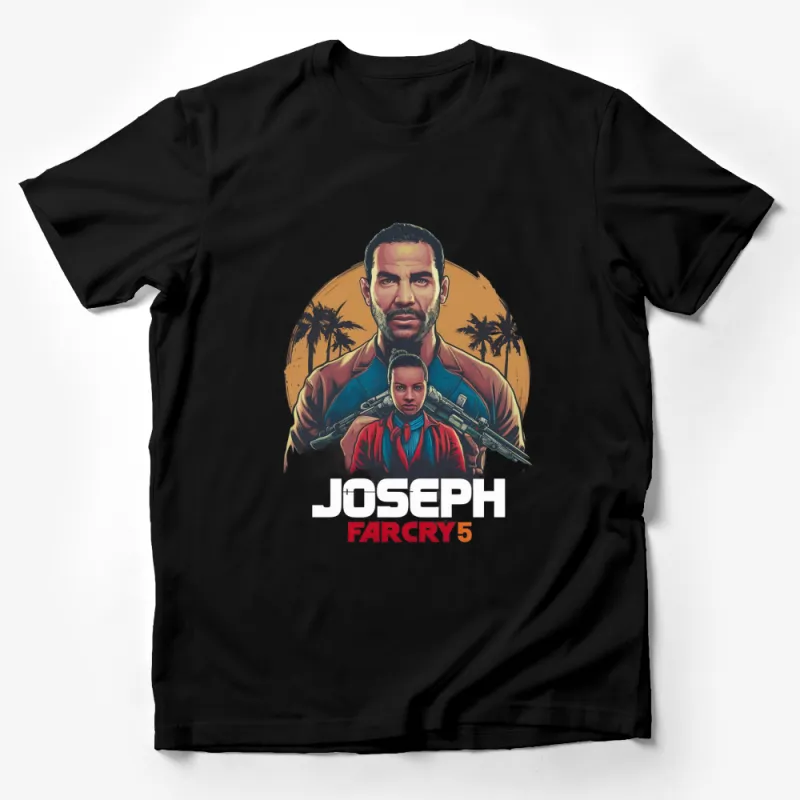 Far Cry 5 Joseph Seed Graphic T-Shirt, Video Game Inspired, Men's Fashion Male T-Shirt