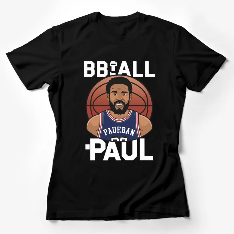 Unique Basketball Paul Sports Fan Graphic T-Shirt, Men's Athletic Style Tee, Casual and Trendy, Great Gift for Hoops Enthusiasts Female T-Shirt