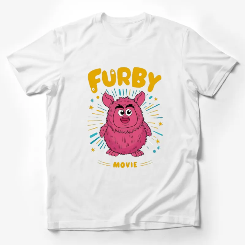 Vintage Furby Movie Tee, Retro 90s Nostalgic Cartoon T-Shirt, Soft Cotton Unisex Shirt Male T-Shirt