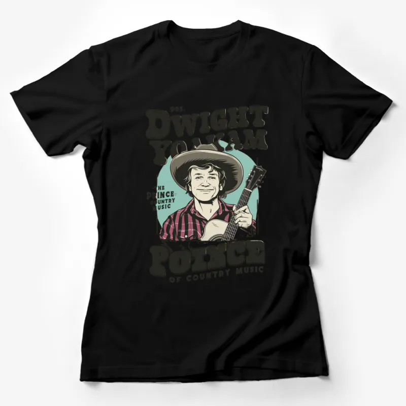 Dwight Yoakam T-Shirt, 90s Country Music Icon Graphic Tee, Vintage Style Unisex Apparel Female T-Shirt