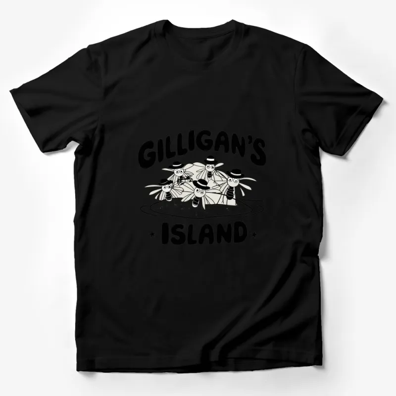 Gilligan's Island Inspired T-Shirt, Vintage Comic Cartoon, Unisex Graphic Tee, Retro TV Show Fan Gift Male T-Shirt