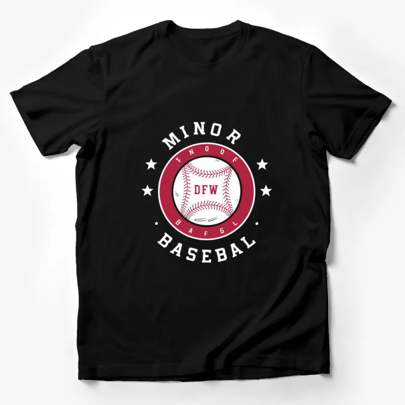 Minor League Baseball T-Shirt, DFW Baseball Graphic Tee, Sports Fan Gift Idea Male T-Shirt