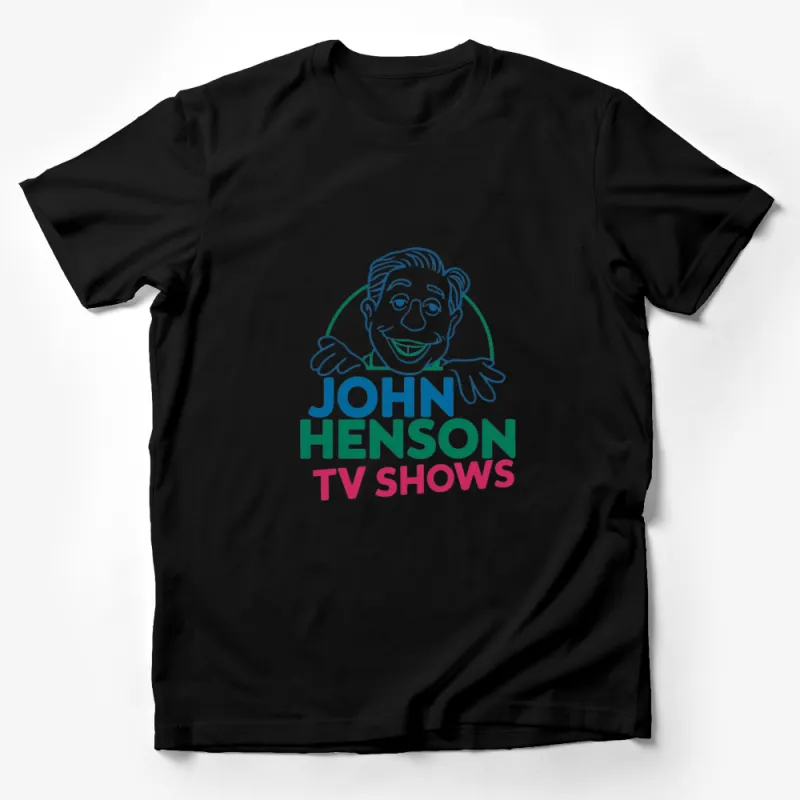 John Henson TV Shows Fan T-Shirt, Colorful Retro Graphic Tee, Casual Wear for Television Lovers Male T-Shirt