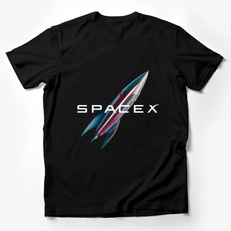 SpaceX Inspired Rocket T-Shirt, Futuristic Space Exploration, Men's and Women's Unisex Tee Male T-Shirt