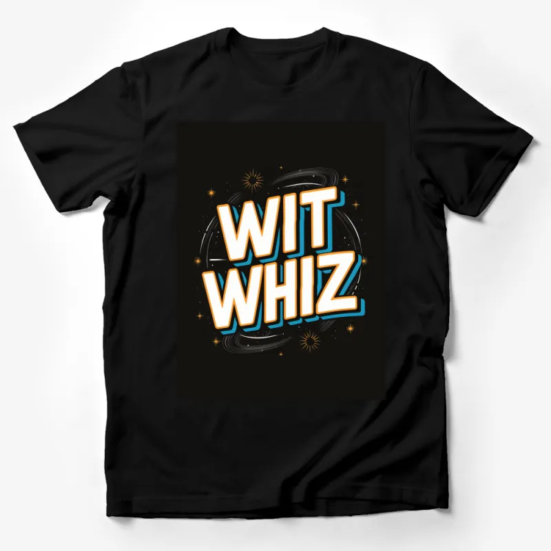 Vintage Style Wit Whiz T-Shirt, Retro Inspired Graphic Tee, Space Theme Apparel for All Ages Male T-Shirt